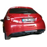 Peugeot 208 2012-2015 Arka Tampon Eki Difüzör (plastik)