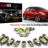 Peugeot 208 LED İç Aydınlatma Ampul Seti FEMEX Parlak Beyaz
