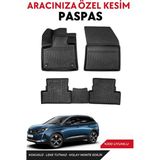 Peugeot 3008 2020 Model Araca Özel Havuzlu Paspas Takım - Siyah
