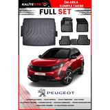 Peugeot 3008 2022 Model 4d Üst Bagaj ve Pro Serisi Havuzlu Paspas Takımı - Siyah