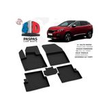 Peugeot 3008 Active Ferrous 4d Havuzlu Kauçuk Paspas 2017 - Siyah