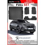 Peugeot 3008 Ev 2025 Model 4d Alt Bagaj ve Pro Serisi Havuzlu Paspas Takımı - Siyah