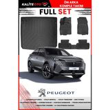 Peugeot 3008 Ev 2025 Model 4d Üst Bagaj ve Pro Serisi Havuzlu Paspas Takımı - Siyah