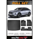 Peugeot 3008 Hybrid Üst Bagaj Havuzu+4.5d Havuzlu Paspas Seti 2025 Model - Siyah
