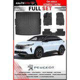 Peugeot 3008 Iıı Mhev&phev 2025 Model 4d Alt Bagaj ve Pro Serisi Havuzlu Paspas Takımı - Siyah