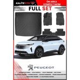 Peugeot 3008 Iıı Mhev&phev 2025 Model 4d Üst Bagaj ve Pro Serisi Havuzlu Paspas Takımı - Siyah