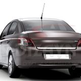 Peugeot 301 2012 Üzeri Krom Bagaj Alt Çıtası