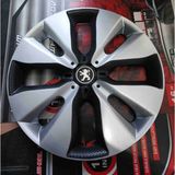 Peugeot 301 / 306 / 308 / 206 / 208 Uyumlu 15 Inç Çift Renk Jant Kapağı 4'lü Takım Amblem Hediyeli