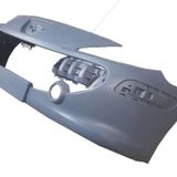 Peugeot 307 06/08 Ön Tampon Gri Astarlı(panjur/bant Delikli/sis Çerçeveli)(panel Üst Korumalı)t