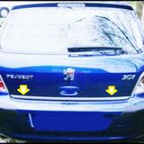 Peugeot 307 Krom Bagaj Alt Çıtası 2000 Üzeri P.Çelik
