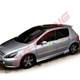 Peugeot 307 Tk 2001 Üzeri Paslanmaz Çelik 4 Parça Krom Cam Çıtası
