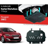 Peugeot 308 Çelik Karter Muhafaza Koruma 2013 2014 2015 2016 2017 2018 2019 - TUNAX