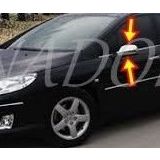 Peugeot 407 2005 Üzeri Paslanmaz Çelik Krom 2 Parça Ayna Kapağı