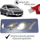 Peugeot 407 Yazısı Krom Bagaj Yazısı Aksesuar Aksesuar Ithal