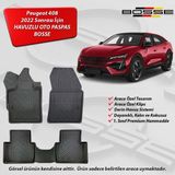 Peugeot 408 Paspas Araca Özel 2022 Sonrası BOSSE 3D Havuzlu Oto Paspas - Siyah