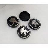 Peugeot 58/55 55 Mm Jant Göbeği 4L'ü Set