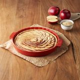 Peugeot Appolia Tart Kalıbı Kırmızı 30 cm