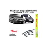 Peugeot Bipper (2008-2017) On Silecek Takimi 650X480mm (Aparatli) -