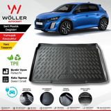 Peugeot E 208 Bagaj Havuzu Elektrikli 2021 Sonrası Uyumlu 3D Wöller Ultraflex Esnek - Siyah