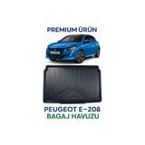 Peugeot E 208 Elektrikli 2021+ Bagaj Havuzu - Siyah