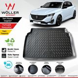 Peugeot E 308 Bagaj Havuzu Elektrikli 2023 Sonrası Uyumlu 3D Ultraflex Esnek - Siyah