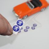 Peugeot Logo Jant Torpido Direksiyon 12mm Damla Sticker Logo Seti