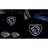 Peugeot New Yeni Logo Araçlar İçin Pilli Yapıştırmalı Kapı Altı