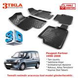 Peugeot Partner 1 1998-2008 Siyah Safir Paspas