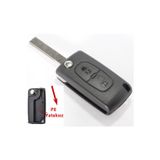 Peugeot Partner 207 307 308 407 Uyumlu Kumanda Kabı Anahtar Kabı Oto Anahtarlık Pil Yataksız Logolu