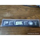 Peugeot Partner Bagaj Yazısı 2002-2008 Arası Uyumlu Pejo Partnır Arka Bagaj Yazısı 3m 3D Krom