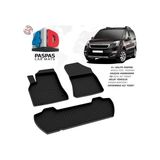Peugeot Partner Tepee 2 Ferrous 4d Havuzlu Kauçuk Paspas 2009 - Siyah