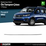 Peugeot Rifter Krom Ön Tampon Çıtası 1 Prç. 2019 Üzeri