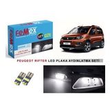 Peugeot Rifter LED Plaka Aydınlatma Ampul Seti FEMEX Parlak Beyaz