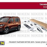 Peugeot Rifter Tavan Çıtası Port Bagaj Gri Kısa 2019+