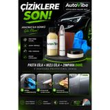 Peugeot Rötuş Boya Kalemi SETİ KTV Nera Black Siyah Pasta Cila Hızlı Cila Zımpara Set SAG13710037