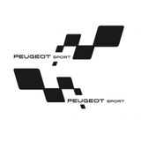 Peugeot Sport Yan Kapı için Çamurluk Sticker 2 Adet Sağ Sol