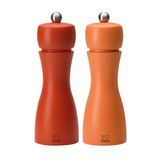 Peugeot Tahiti 15 cm Turuncu Tuz Ve Karabiber Değirmen Seti