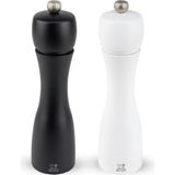 Peugeot Tahiti Değirmen Seti Karabiber/tuz, Klasik Öğütme Derecesi Ayarı, Yükseklik: 20 Cm, Ahşap, Beyaz/siyah, 2/24277 - 0,2 kg
