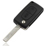 Peugeot Uyumlu 207 307 308 Citroen Uyumlu C3 C4 Anahtar Kumanda Kabı-Pil Yuvalı