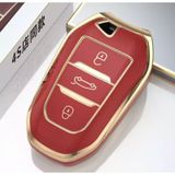 Peugeot Uyumlu 208 308 508 2008 3008 5008 RIFTER ANAHTAR KILIFI KIRMIZI