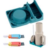 PEUTIER Stanley Kupası için Şişe Kurutma Rafı 30/40 oz, 2 adet 3'ü 1 arada Bardak Kapağı Temizleme Fırçası Silikon Süzgeç Rafı Kapaklar için Pipetler Şişe Kurutma Aksesuarları Bardaklar Kupalar için