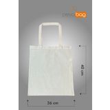 Pevabag %100 Organik Hambez Koton Çanta-zarf Dikişli 3 Adet