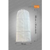 Pevabag Gelinlik ve Abiye Kılıfı (Gamboç) 1 Adet / 70*180+20CM 80 gr Beyaz