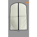 Pevabag Krem Takım Elbise Kılıfı 5’li – Gamboç, Siyah Biyeli, 62x102 cm (65gr)