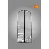 Pevabag Şeffaf Abiye Elbise Kılıfı (Gamboç) 5 Adet / 62x150 CM SİYAH Biyeli