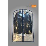 Pevabag Şeffaf Takım Elbise Kılıfı (gamboç) 5 Adet / 62x102 Cm Lacivert Biyeli