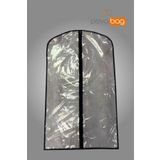 Pevabag Şeffaf Takım Elbise Kılıfı (Gamboç) 5 Adet / 62x102 CM Siyah Biyeli