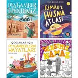 Peygamber Efendimiz (Özkan Öze) + Esmaü'l Hüsna Atlası (Jenny Molendyk Divleli) + Çocuklar İçin Peygamberlerin Hayatları (M. Sinan Adalı) + Dersimiz Namaz (Özkan Öze) / 4 Kitap Set