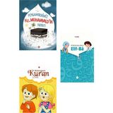 Peygamberimiz Hz Muhammedin Hayatı+Kılavuzum Kur'an+4-6 Yaş Grubu Etkinliklerle Elif-Ba --3 Kitap Set--Dib--