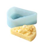Peynir Şekilli Mum Kalıpları 3D DIY Silikon Jerry Fare Kalıp Parti Dekoratif El Yapımı El Sanatları